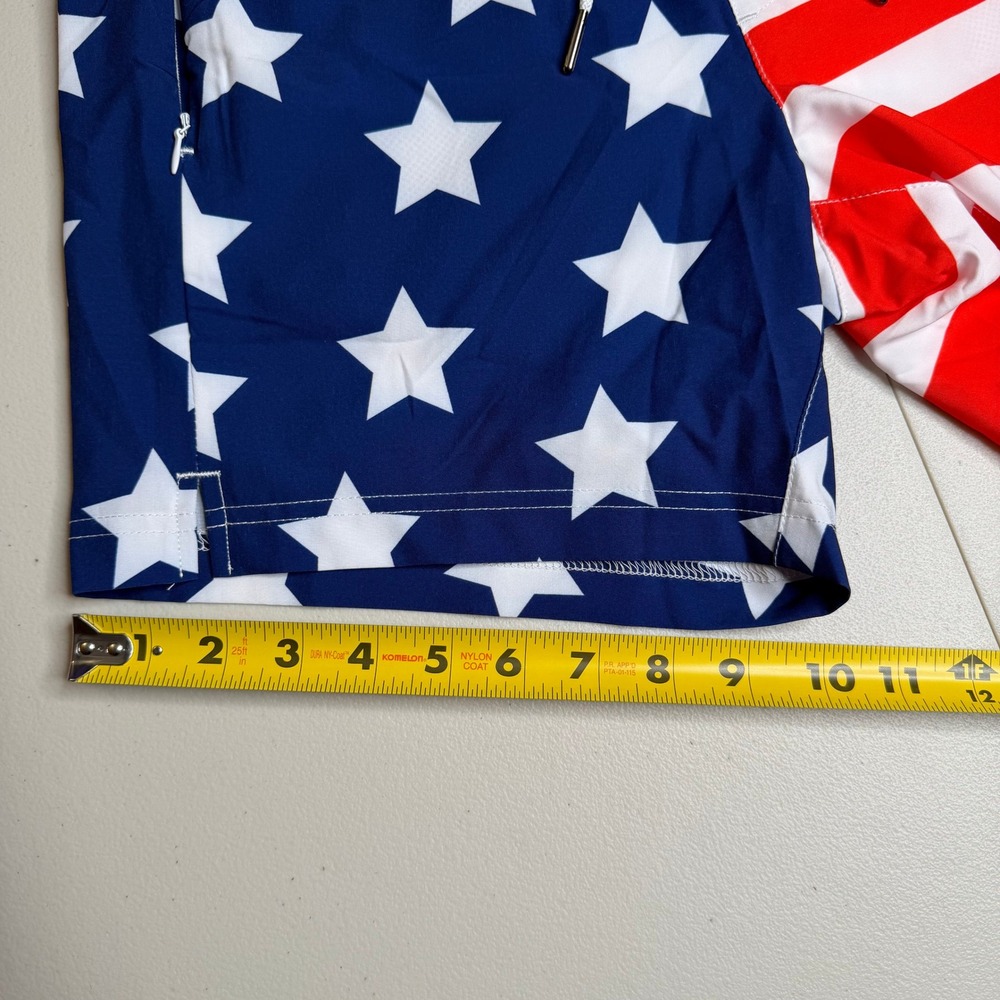 Maamgic Mens XS American Flag Swim Trunks Stars Stripes Patriotic Board Shorts - Picture 6 of 12